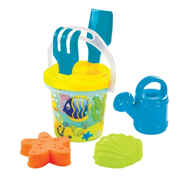 Set nisip transparent cu stropitoare
