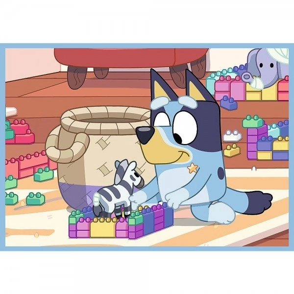 Puzzle diverse Bluey și lumea