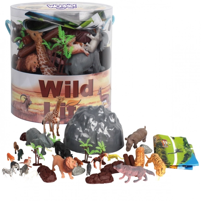 Set de figurine animale safari WOOPIE