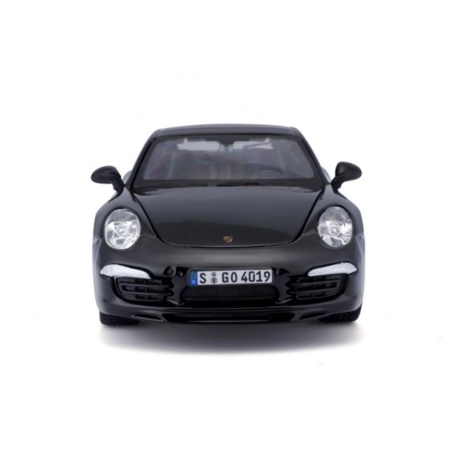 Model metalic Porsche 911 Carrera S negru la scară 1/24