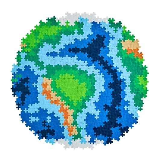 Puzzle Plus-Plus după numere - Pământ 800 de piese