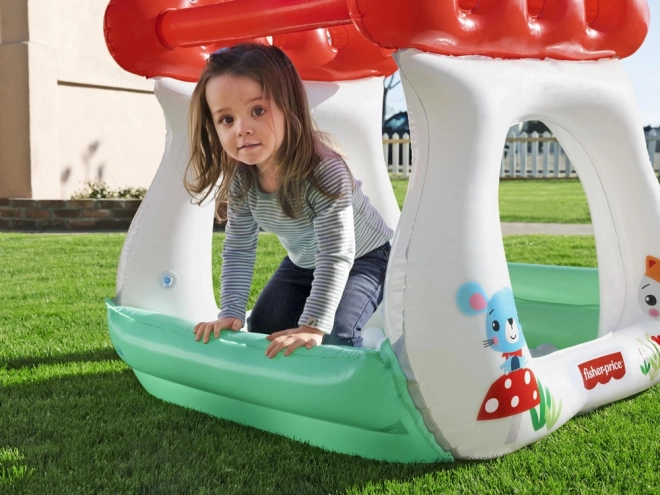 Piscină gonflabilă cu mingi Ciupercuța Bestway Fisher Price