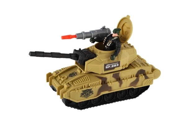 Tank cu soldat din plastic