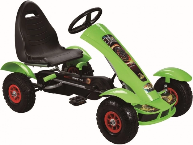 Gokart cu pedale verde