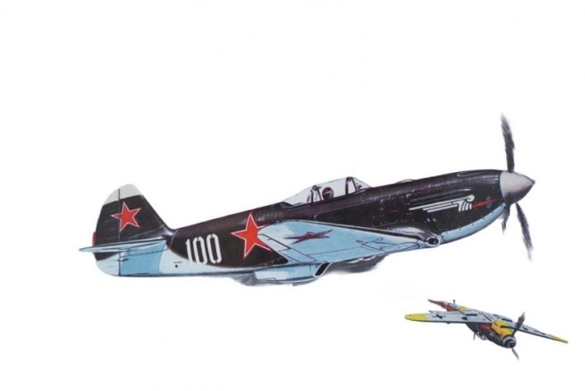 Model Avion Jakovlev Jak 3 la Scara 1:72