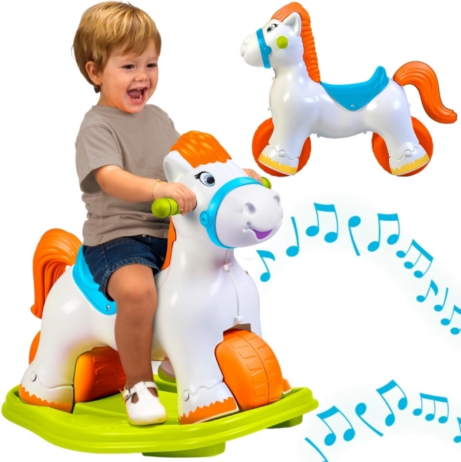 Unicorn interactiv leagăn 2v1 vehicul de la FEBER
