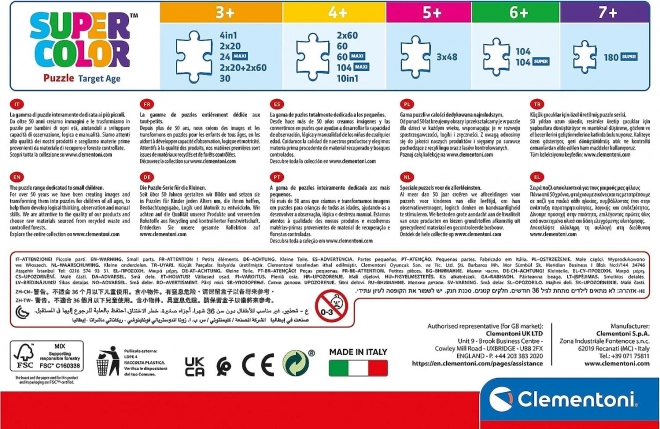 Puzzle strălucitor Trolls 3 Clementoni, 104 piese