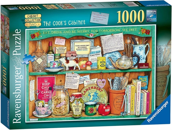 puzzle colecția cabinetelor bucătărie Ravensburger - 1000 piese