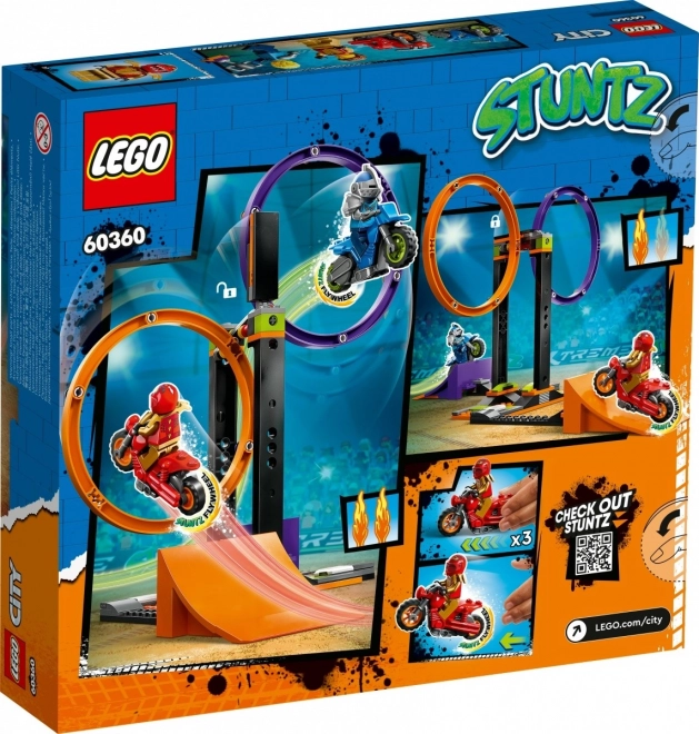 Provocarea cascadorilor cu cercuri rotative LEGO City