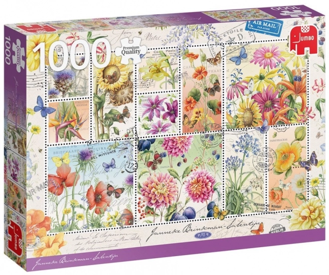 Puzzle flori de vară JUMBO 1000 piese