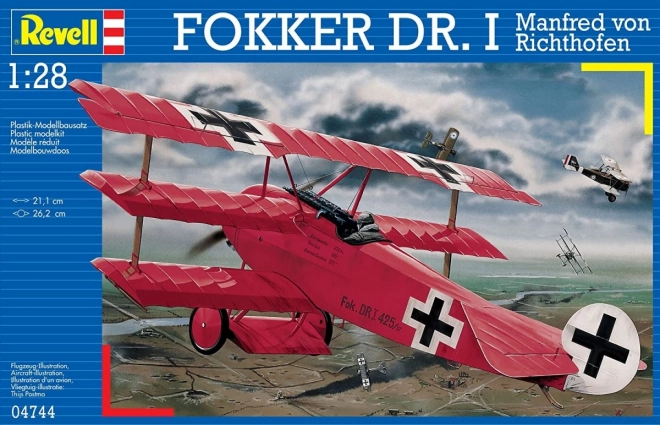 Model avion Fokker DR.I Richthofen