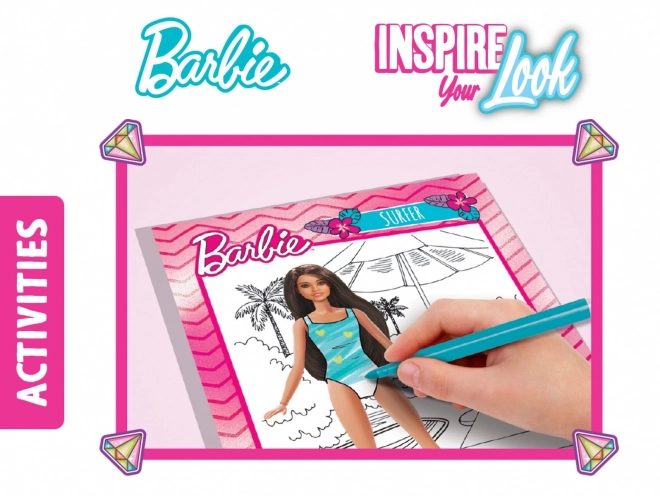 caiet de schițe Barbie inspiră-ți aspectul