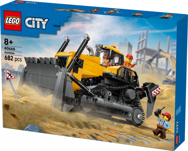 LEGO City buldozer galben