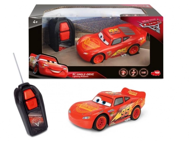 Mașinuță Cu Telecomandă Fulger McQueen Cars 3 14 cm