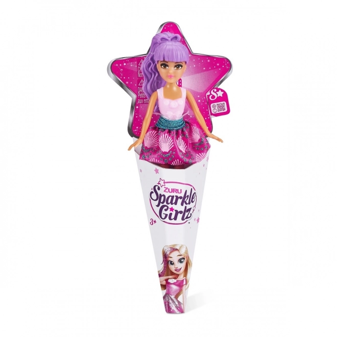 Păpușă Mini Sparkle Girlz 10 cm în set cartonat 24 bucăți