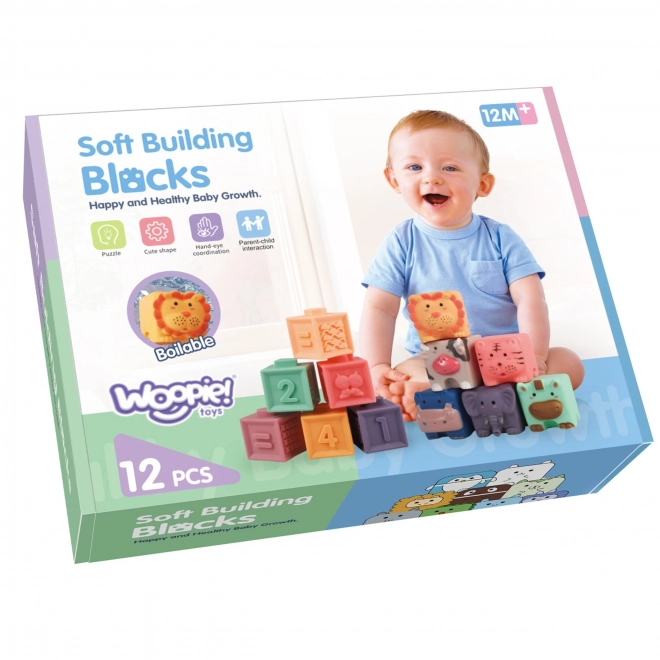 Set de cuburi senzoriale Woopie pentru copii