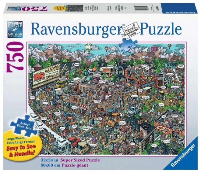 Puzzle Ravensburger Faptele Bunătăților 750 piese