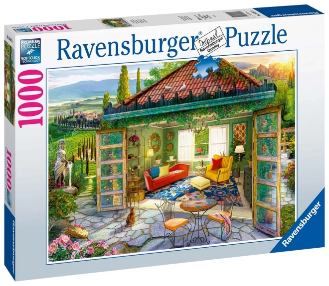 Puzzle 2D 1000 piese oază toscană Ravensburger