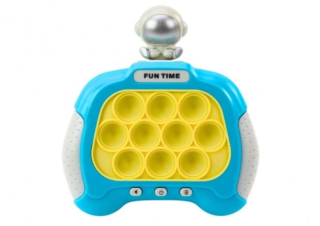 Joc pop-it astronaut cu lumini și sunete albastru