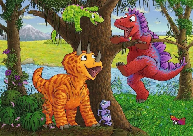 Puzzle distractiv cu dinozauri Ravensburger