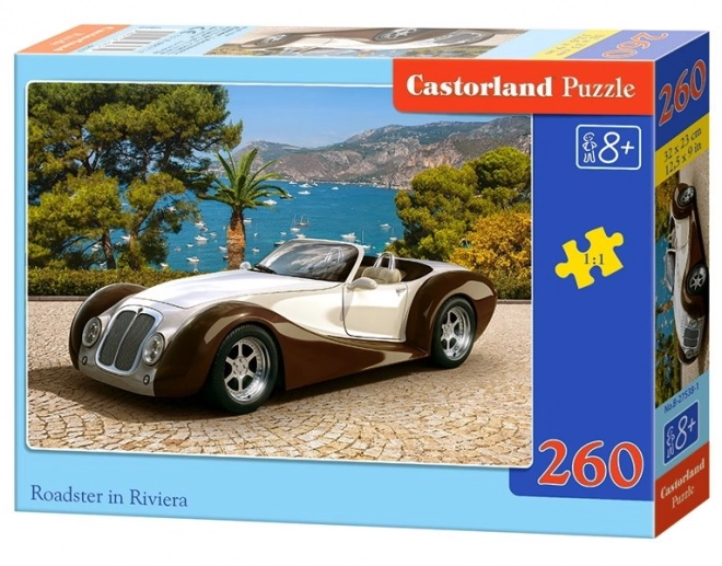 Puzzle 260 piese mașină sport la Riviera