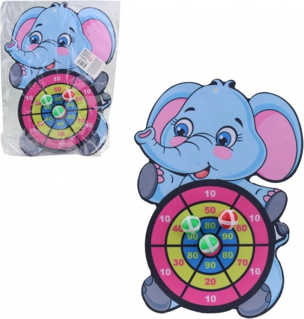 Țintă Elefant cu mingi pentru copii