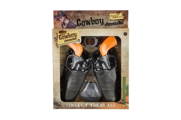 Set pistoale cowboy cu toc