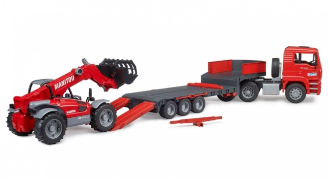 încărcător telescopic Manitou cu accesorii
