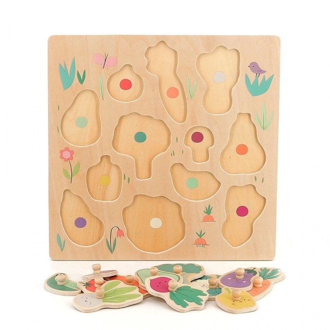 Puzzle cu mânere Legume de Sarah Betz