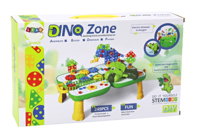 Bormașină interactivă în formă de dinozaur