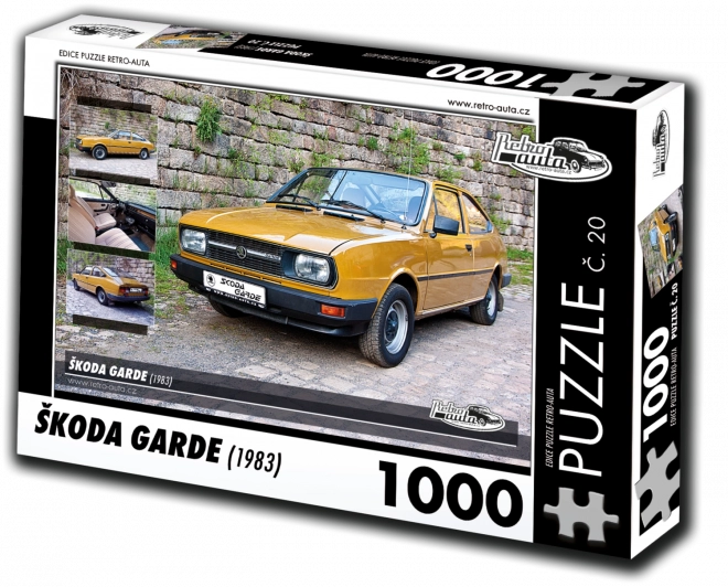 Puzzle Retro-Auta Škoda Garde 1000 De Piese