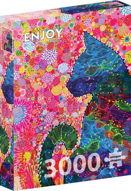 Puzzle Toulavá pisică 3000 piese