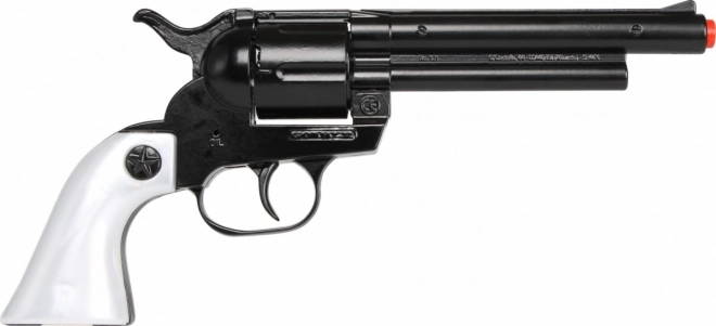 Revolver cowboy metalic negru 12 focuri