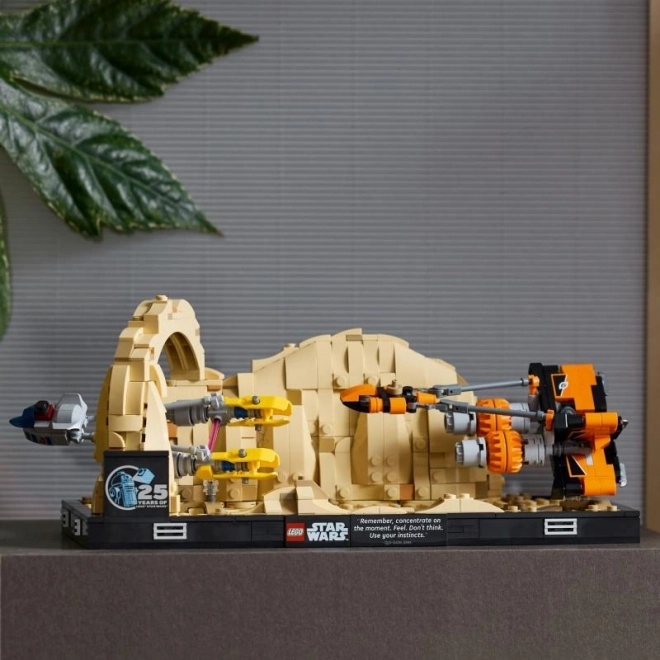 Diorama Lego Star Wars: Cursa de Viteză Mos Espa