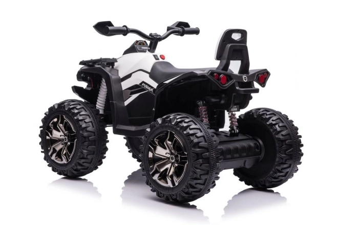 Quad electric pentru copii alb