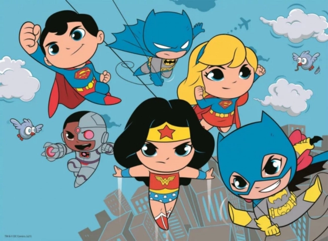 Puzzle magic cu apă DC Superfriends