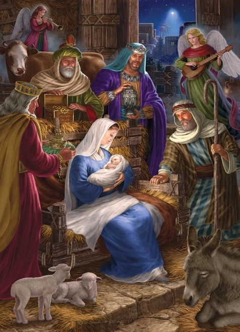 Puzzle de familie Noapte sfântă de la Cobble Hill 350 piese