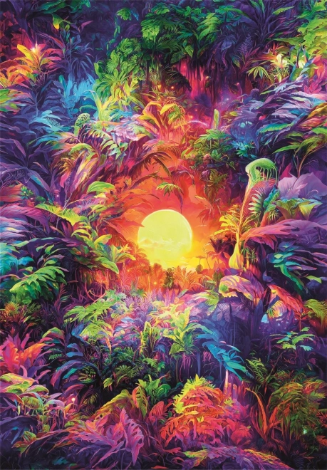 Puzzle ColorBoom: Răsărit în junglă 500 piese