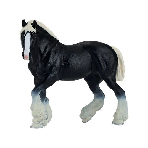 Calul Clydesdale Mojo negru