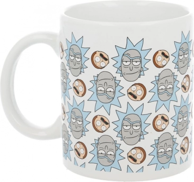 Cana ceramică Rick & Morty Fețe