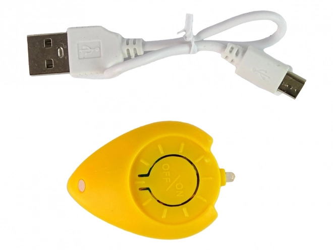 Minge plutitoare albastră cu LED Flynova