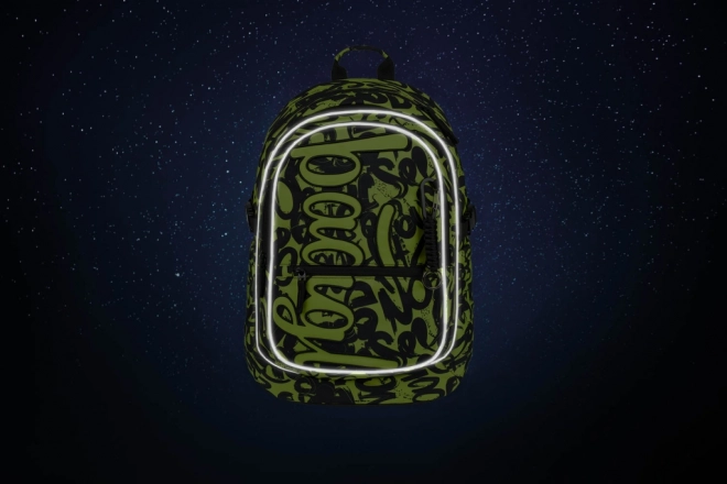 BAAGL 3 SET Core Lime: rucsac, penar, saculet