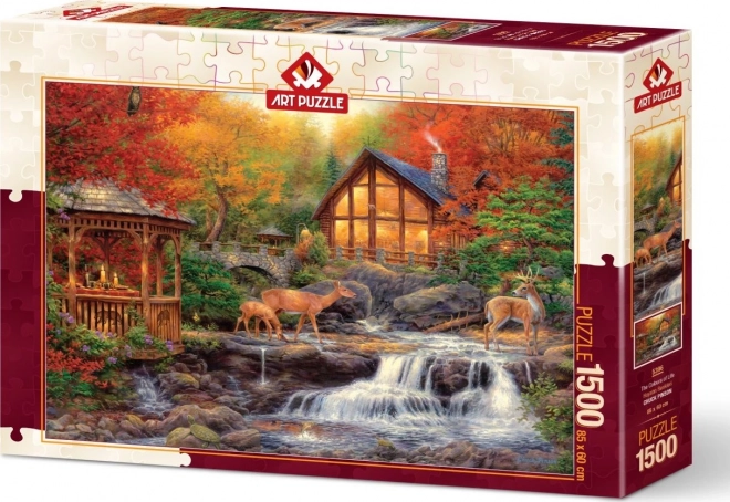 Puzzle Arta culorile vieții 1500 piese