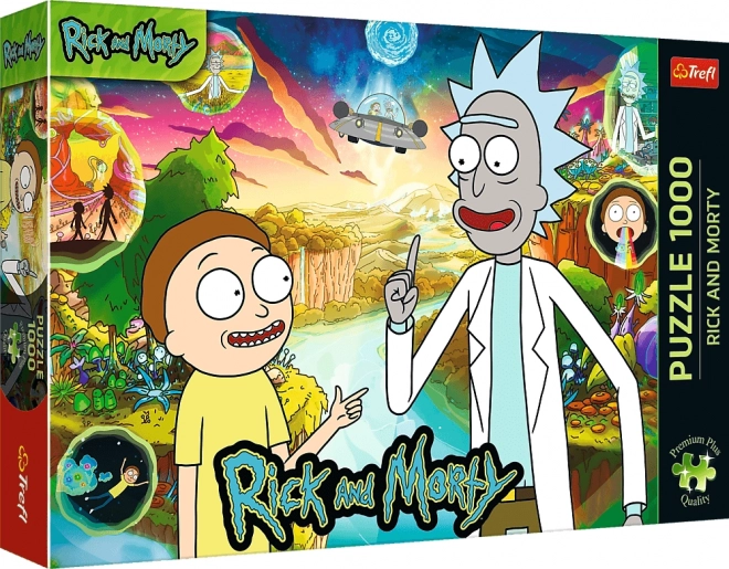 Puzzle Trefl Premium Plus: Rick and Morty 1000 piese