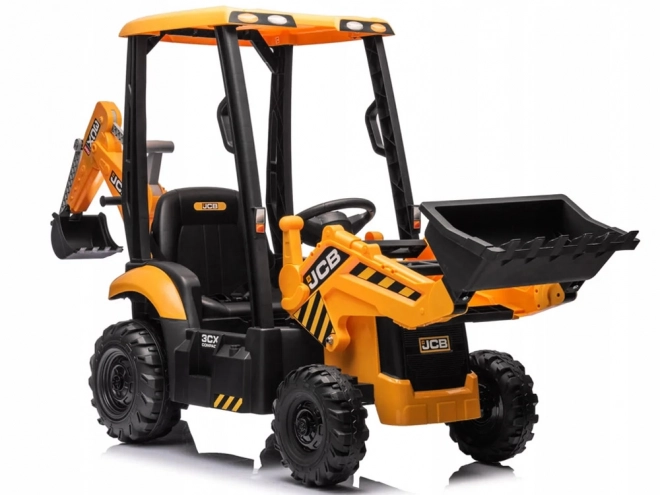 Tractor cu încărcător și excavator electric pentru copii