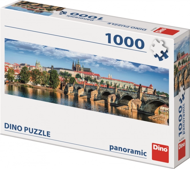 Puzzle panoramic DINO Castelul Praga 1000 piese