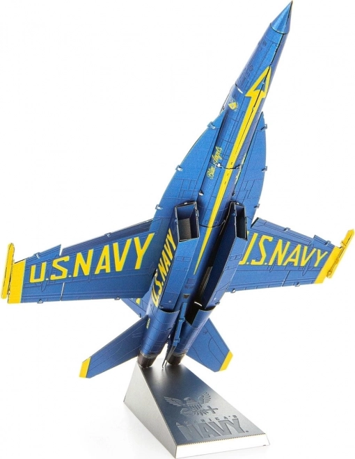 Puzzle 3D Metal Earth Avion F/A-18 Super Hornet - Blue Angels