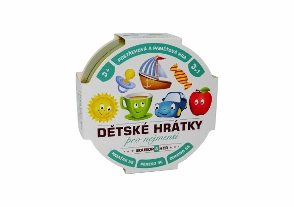 Jocuri de societate Dětské Hrátky 3 în 1 pentru copii