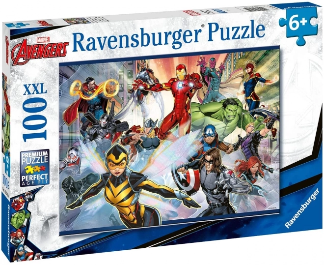 Puzzle RAVENSBURGER Marvel: Avengers XXL 100 bucăți