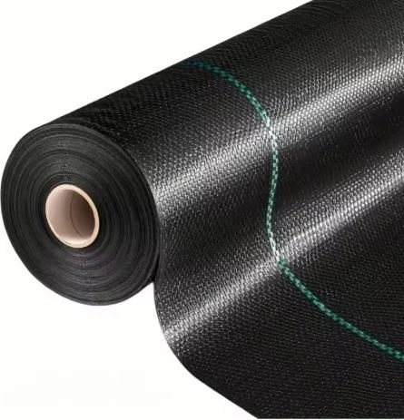 agrotextilă neagră 1,1x100m UV 135g împotriva buruienilor + ancore
